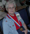 Mom after medal awarded.