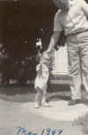 Gene and Dad, May 1949